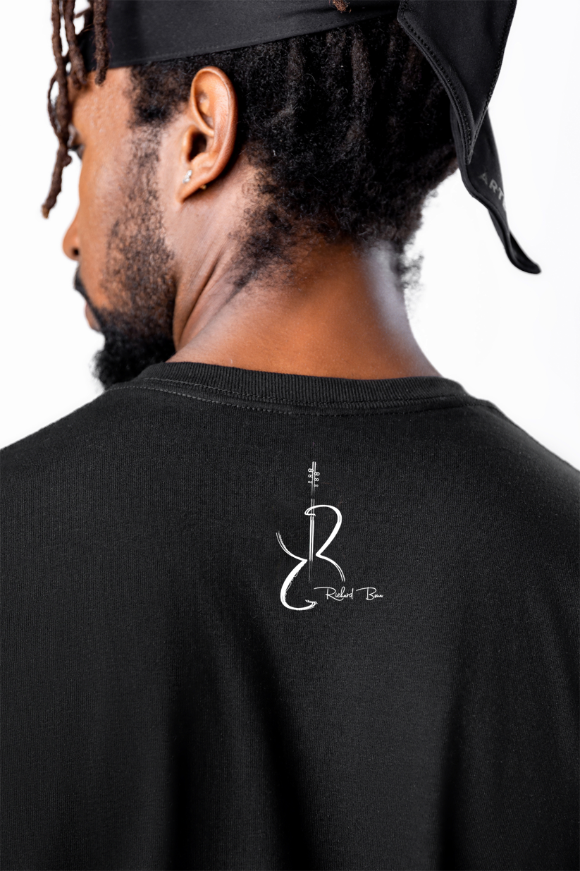 The Optical Illusion Tee (Le Noir | Unisex)