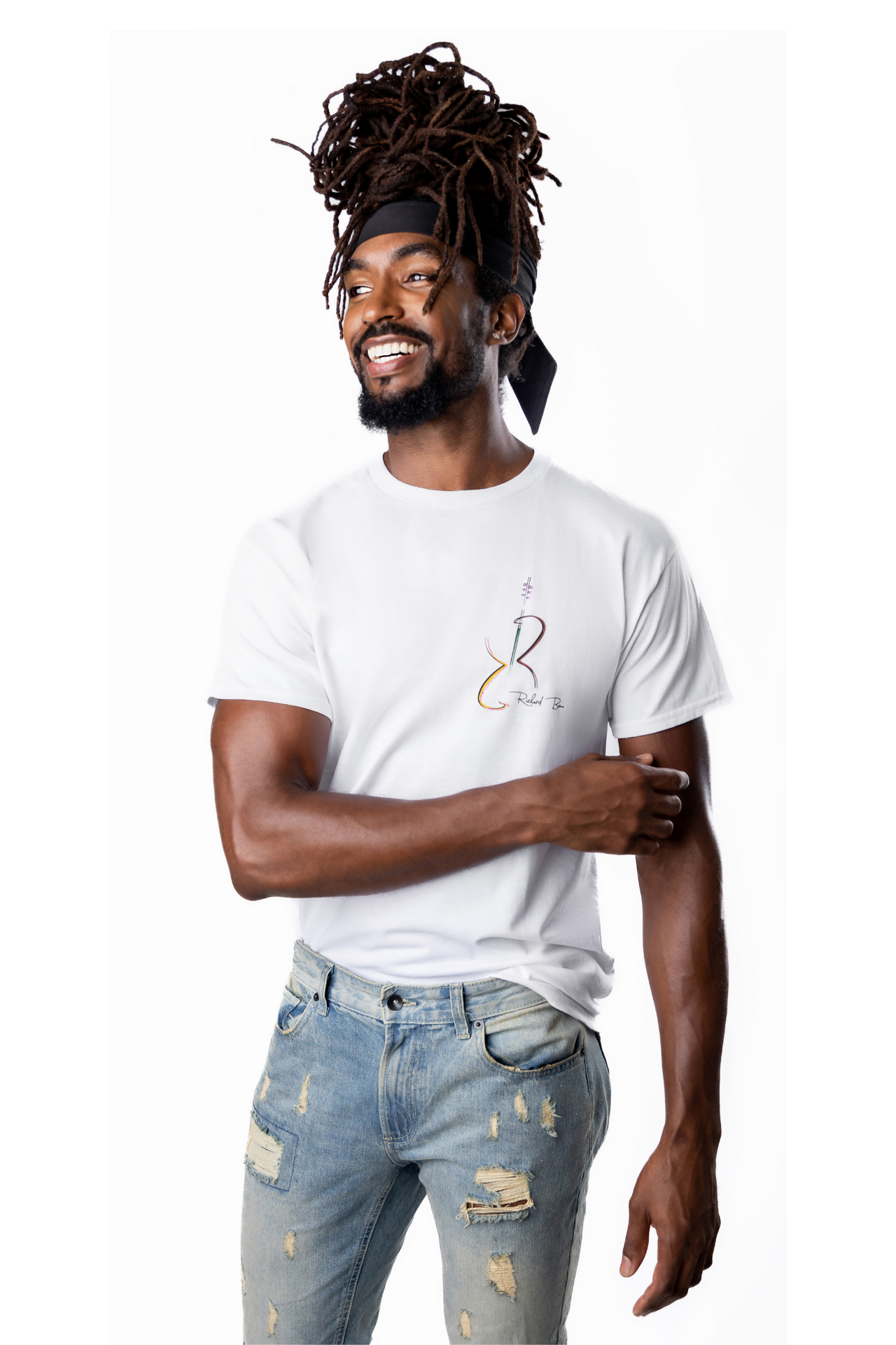 Richard Bona Logo T-Shirt (White | Unisex)
