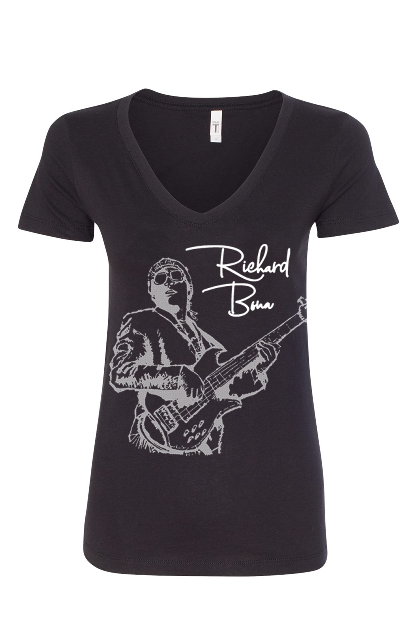 The Optical Illusion Tee (La Noire | Female V-Neck)